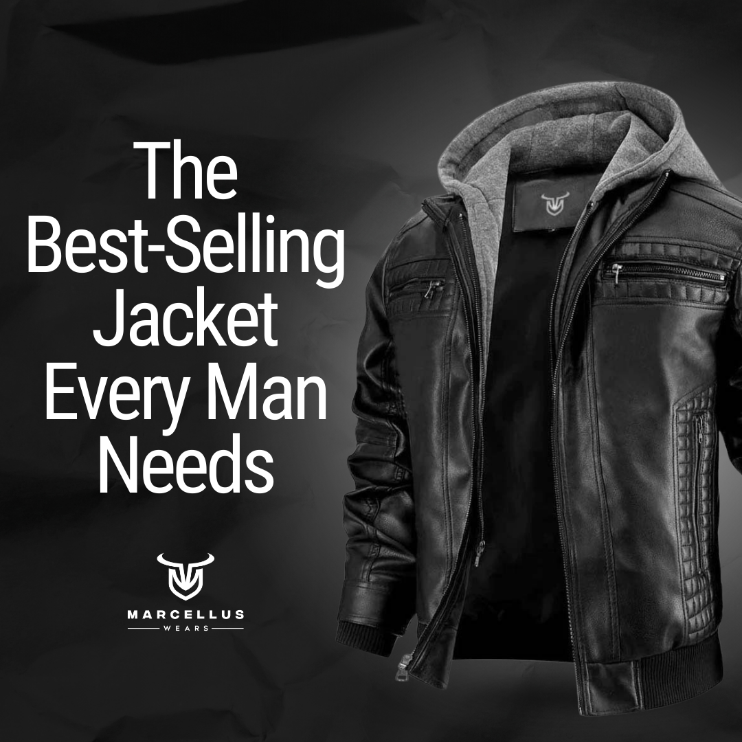 REX LEATHER HOODED JACKET