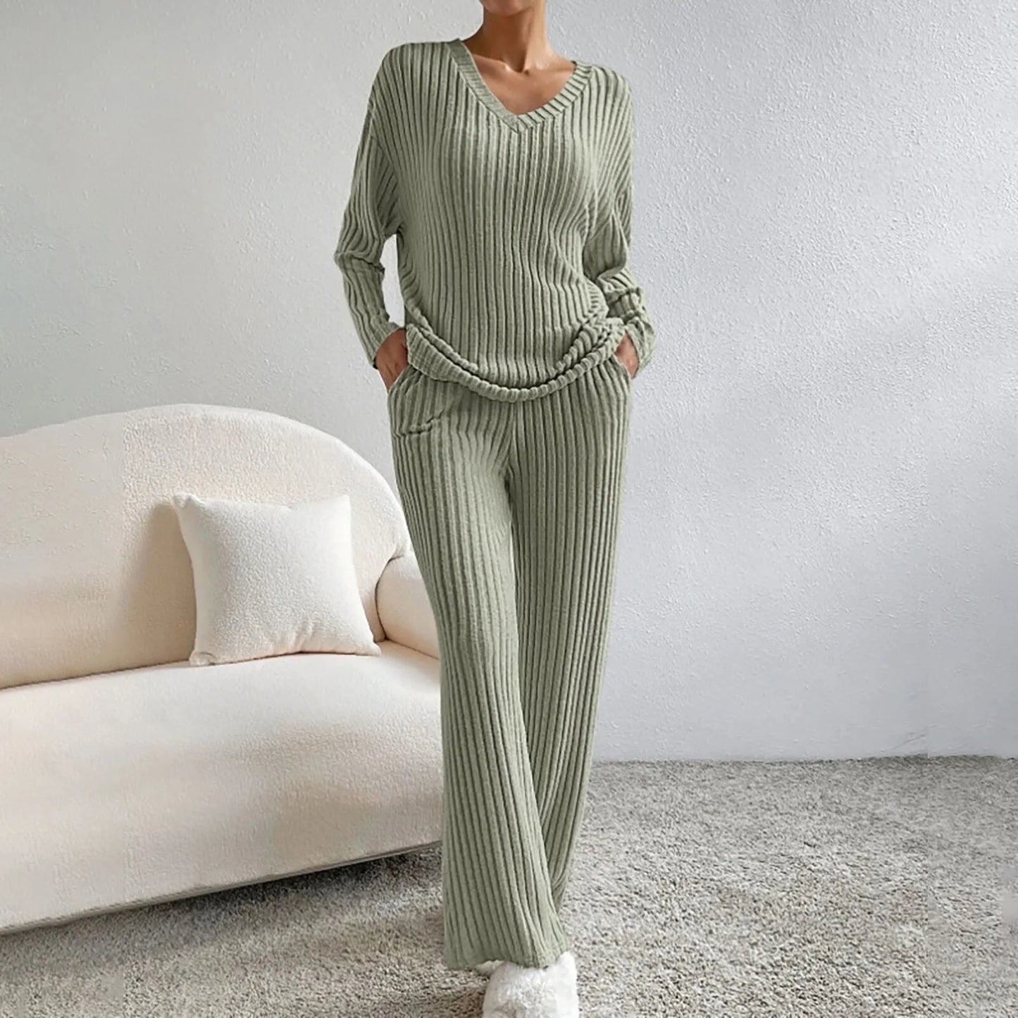 CAMILLE KNIT LOUNGE SET