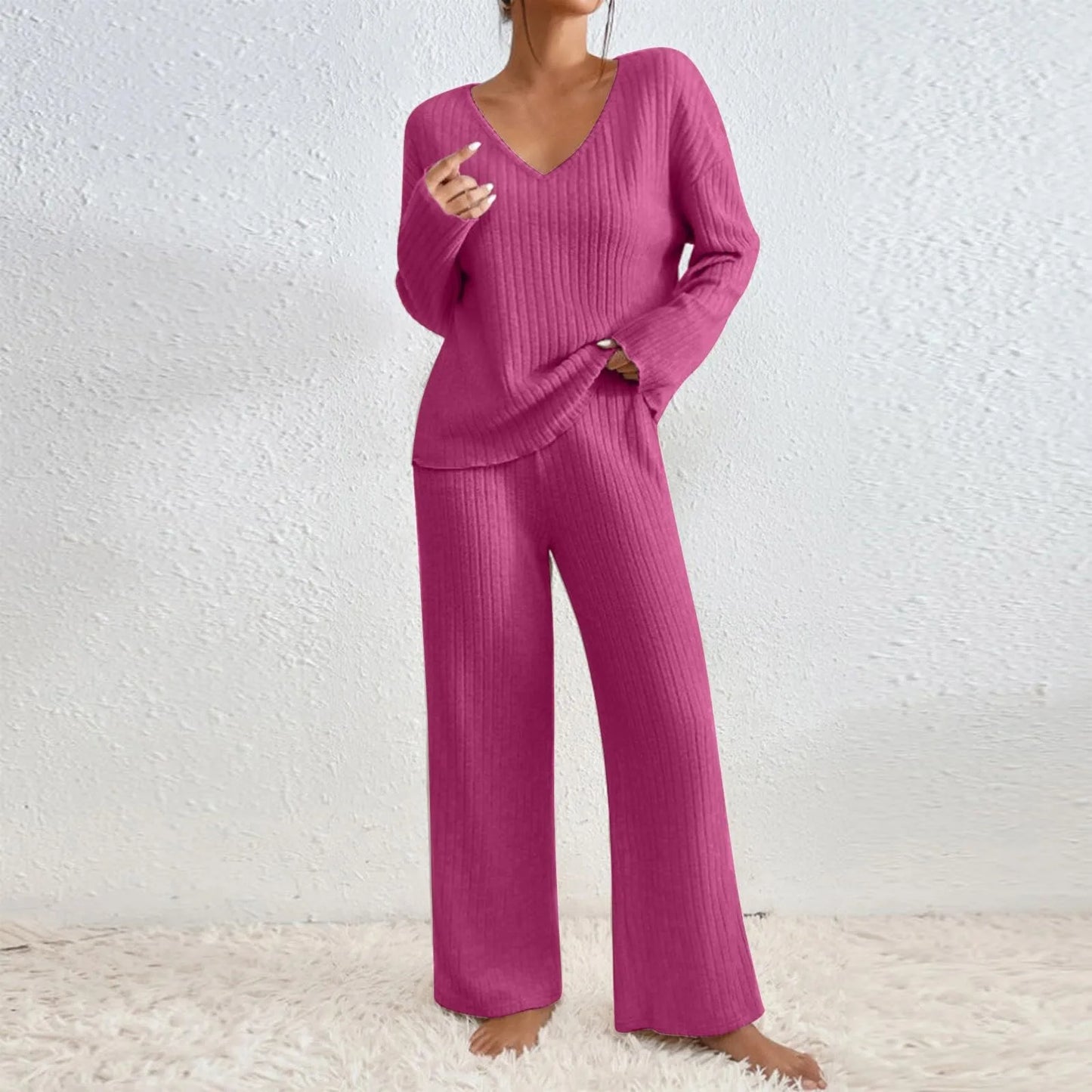 CAMILLE KNIT LOUNGE SET