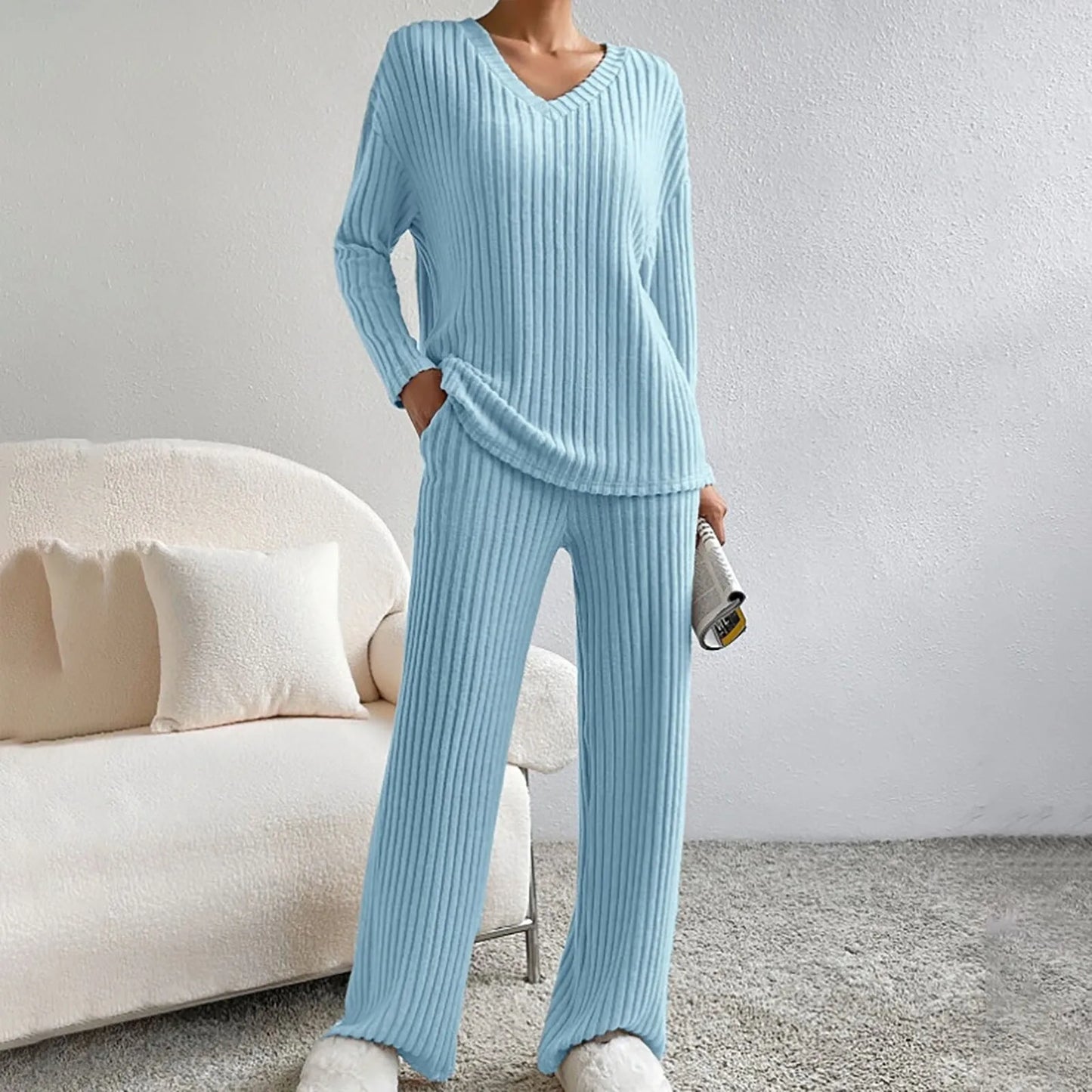 CAMILLE KNIT LOUNGE SET